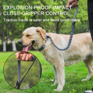 Alternative view of Adjustable Nylon Pet Car Seat Belt – Elastic Dog Car Safety Leash for Secure Travel – Stretchable Dog Harness Lead for Vehicles