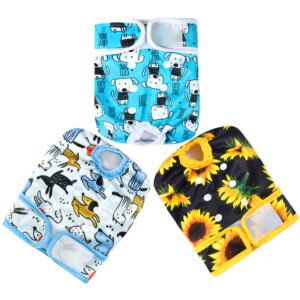 Alternative view of Reusable Female Dog Diapers – Washable Pet Diaper for Dogs, Waterproof, Leak-Proof, Breathable & Eco-Friendly – 5 Sizes – by Natucare