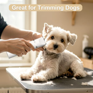 Alternative view of Dog Clippers Grooming Kit – Low Noise Rechargeable Pet Hair Clipper with Nail Grinder – Cordless Paw Trimmer for Cats, Dogs & Other Pets